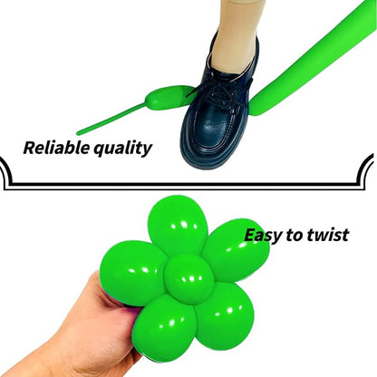Green 260 Long Thickening Balloons - Image 4