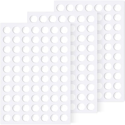 Sticky Dots, 210 6mm/0.24" Adhesive Tack, Double Sided Removable Clear Mounting by Surard