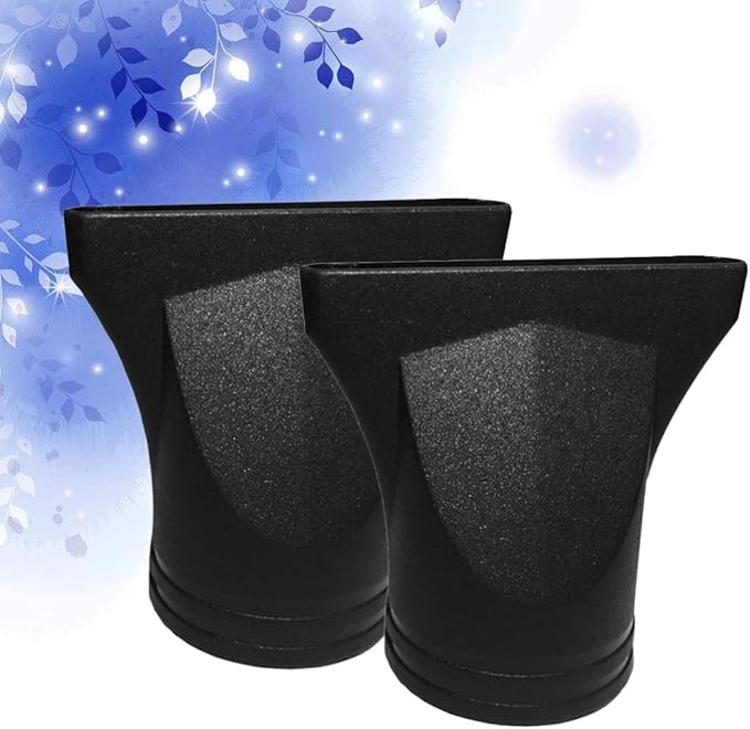 2Pcs Reusable Plastic Hair Dryer Nozzle Attachment Concentrator Hairdressing Salon Styling Tool