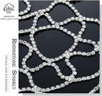 1920s Rhinestone Head Chain Jewelry Flapper Cap Headpieces Costume Hair Accessories for Women