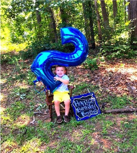 Navy Blue Number 2 Balloon 40 inch, 2nd Birthday Party Balloons Decorations | - Image 7