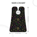 Beard Hair Catcher Bib, Waterproof Non-Stick Grooming Apron for Shaving Trimming, Perfect for Men Dad, Magical Bright Alchemical Cosmic Goth Trippy Purple Sun Moon Art Witchcraft Shave Bib