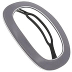 Camila Paris CP3356 French Hair Barrette Clip for Women, Handmade, Gray White, Slide-in Metal-Free Closure, Strong Hold Grip Hair Clips for Girls, No Slip Durable Hair Accessories, Made in France