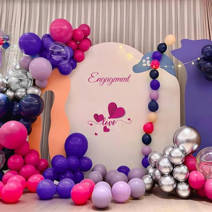 Purple Blue Red Balloon Garland Arch Kit - Image 5