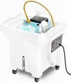 Innovative Touch Screen Dual System Japanese Head Spa Equipment, with 60L Large Water Storage Tank, Support 360°Water Circulation & Light Therapy