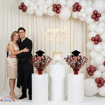 PMU Graduation Centerpieces for Table 2026, Grad Balloon Weight Centerpiece - Image 3