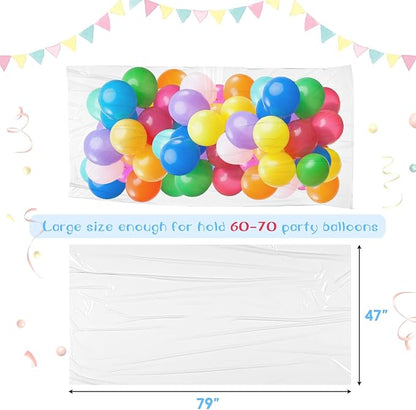 3 Pack Large Balloon Bags for Transport Reusable 79 x 47 Inches Giant Balloon - Image 2