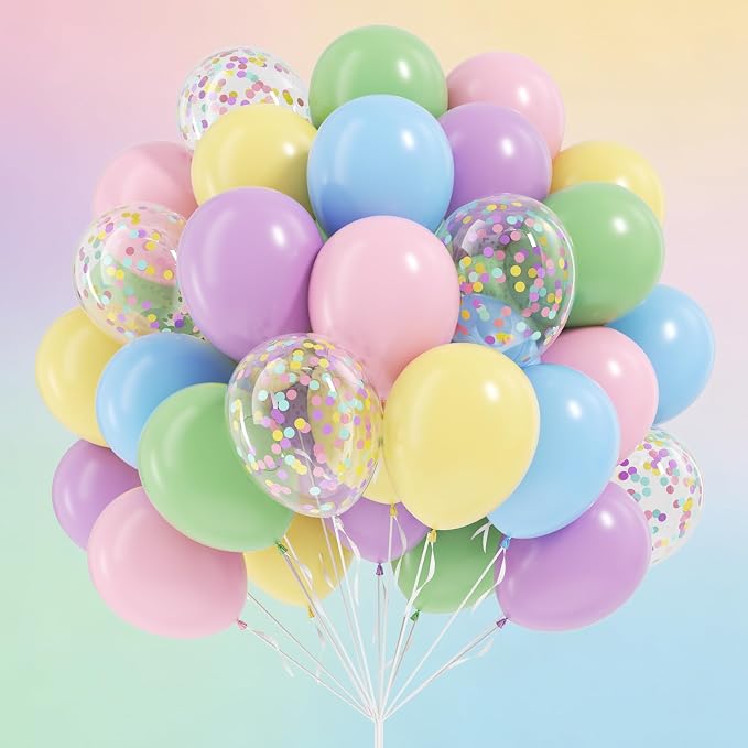 60pcs Pastel Balloons 12inch - Image 8