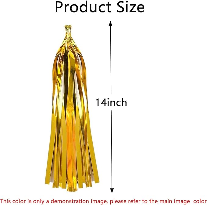 We Moment Hot Pink Light Pink Tissue Paper Tassels Party Tassel Garland Banner - Image 2