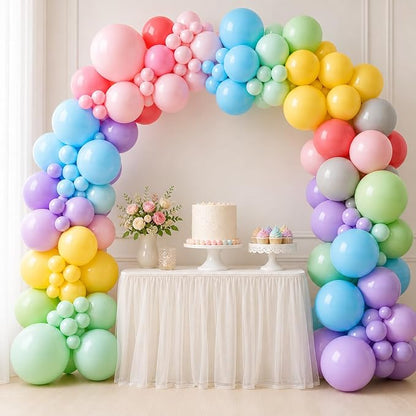 Pastel Balloon Garland Kit 120 Pack – Macaron Pastel Balloons - Image 8