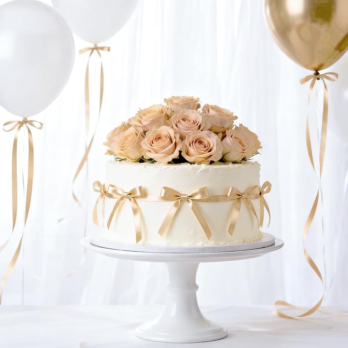 KINGLAKE Champagne Gold Satin Ribbon - Image 5