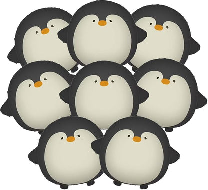 8PCS Cute Penguin Balloons Set, Large 21" Penguin Foil Balloons by Unknown