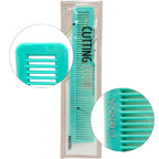 DONNA Cutting Comb – Precise Haircut & Sectioning Tool – Dual-Sided Fine & Wide Teeth Tail Comb for Layering, Thinning & Styling Wet or Dry Hair, GREEN COLOR 1PC