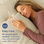 Queen Pillow Cases - 2 Pack - Super Soft Pillowcase Covers - Envelope Enclosure - Hotel Quality Pillow Protectors - Wrinkle Free, Fade, Shrink & Stain Resistant - Machine Washable - 20" x 30" (Cream)