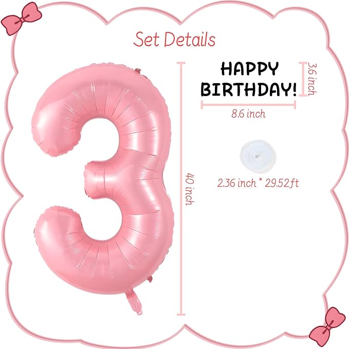 Happy birthday Big Number Balloons Foil Birthday Balloon Number Balloons Happy - Image 2