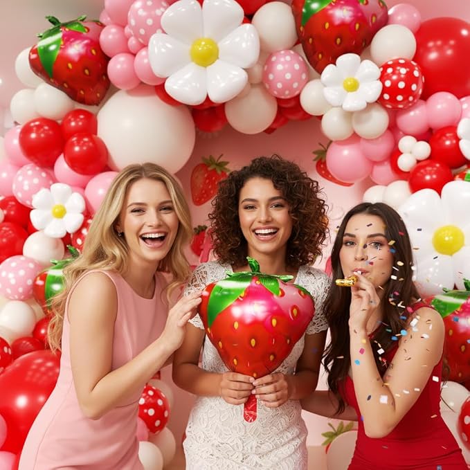 Strawberry Balloon Arch Kit 188Pcs - Image 4