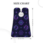 Beard Trimming Hair Catcher, Sacred Geometricsymbols Sun Moon Trippy Purple Shave Bib, Non-Stick Bib Apron Waterproof, Shaving Tool for Men for Husband Father’s Day