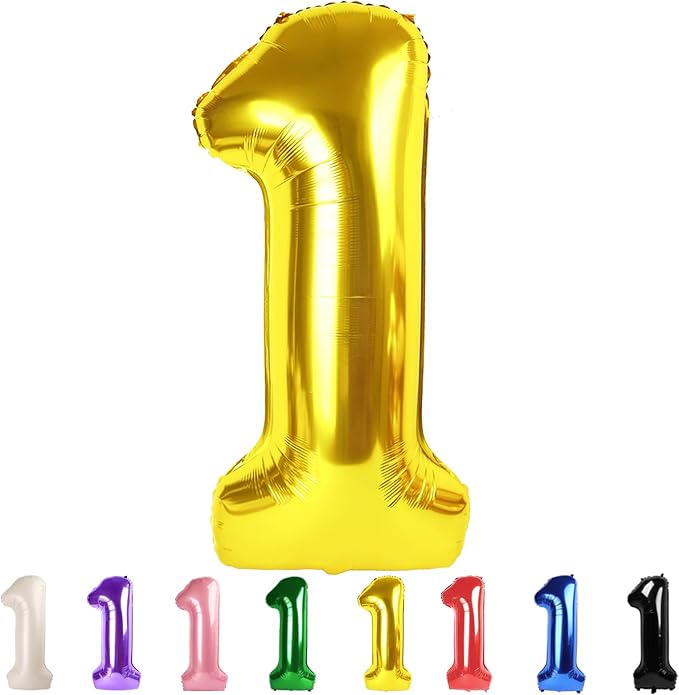 Number Balloons 40 Inch 1 Balloon by Mluchee