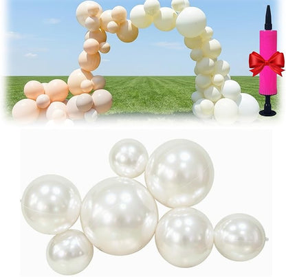 Reusable Inflatable Balloon Garland Arch Kit, 43in/15in Linked Pvc Balloons by Unknown