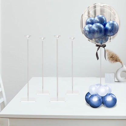 TekXYZ 23.6" Clear Acrylic Balloon Stand by TEKXYZ