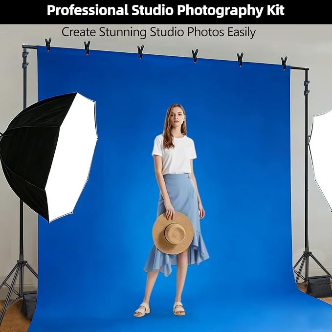 Hemmotop Adjustable Backdrop Stand 10x8.5ft Heavy Duty | - Image 8