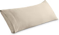 Bare Home Microfiber Body Pillow Cover - Ultra Soft & Cooling - Double Brushed - Envelope Closure - Easy Care (20''x54'' Body Pillow Cover, Sand)