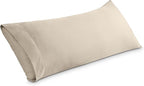 Bare Home Microfiber Body Pillow Cover - Ultra Soft & Cooling - Double Brushed - Envelope Closure - Easy Care (20''x54'' Body Pillow Cover, Sand)