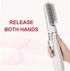 ZJchao 2 in 1 Hair Dryer Brush, Negative Ion Anti-frizz Hot Air Brush Blower, Professional Electric Household Hair Curling Comb, Protable Hair Dryer Comb Machine