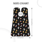 Waterproof Grooming Apron, Non-Stick Beard Bib with Suction Cups, for Space Planet Astronaut Rocket