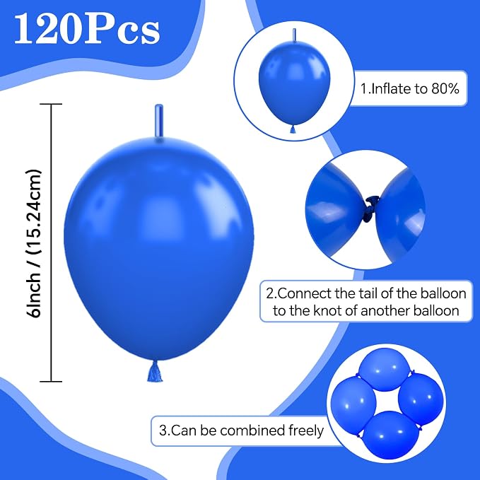 Blue Link Balloons - Image 2
