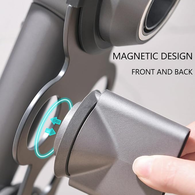 Hair Dryer Stand Holder,Hair Styler Storage Rack for Dyson Supersonic,Desk Aluminum Alloy Bracket,Power Plug and Nozzle Attachments Organizer For Bathrooms,Salons,or Bedrooms