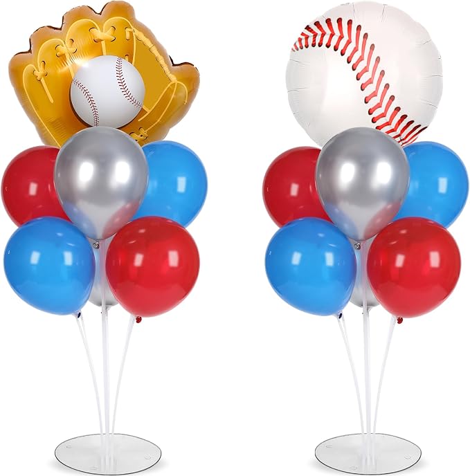 Baseball party Balloons Stand Kit 2 Sets by Naozinebi