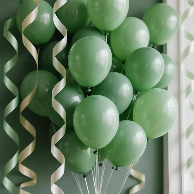 200pcs Sage Green Balloons 5 Inch, Small Mini Latex Balloons - Image 8