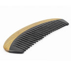 Onedor Buffalo Horn Handmade Sandalwood Hair Combs - Anti-Static Scented Natural Detangler Wooden Combs (Oval Wide Tooth)