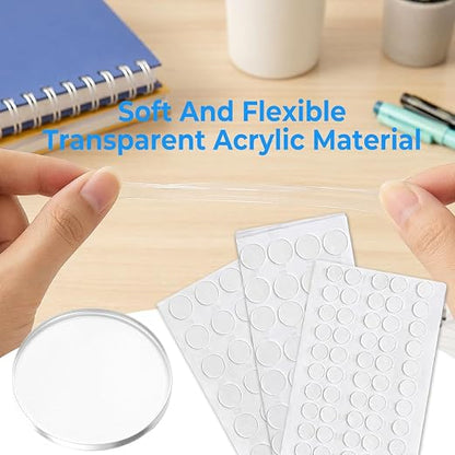 Sticky Dots 3 Size Mix Double Sided Sticky Dots Easy Peel Tabs No Damage - Image 4