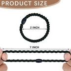 Hairties for women,40PCS Boho hair ties for thick or thin hair, black elastic bands, bracelets ponytail holders fo Mother's Day,Valentine's Day,Christmas gifts,Hair Accessories for Girls and Women