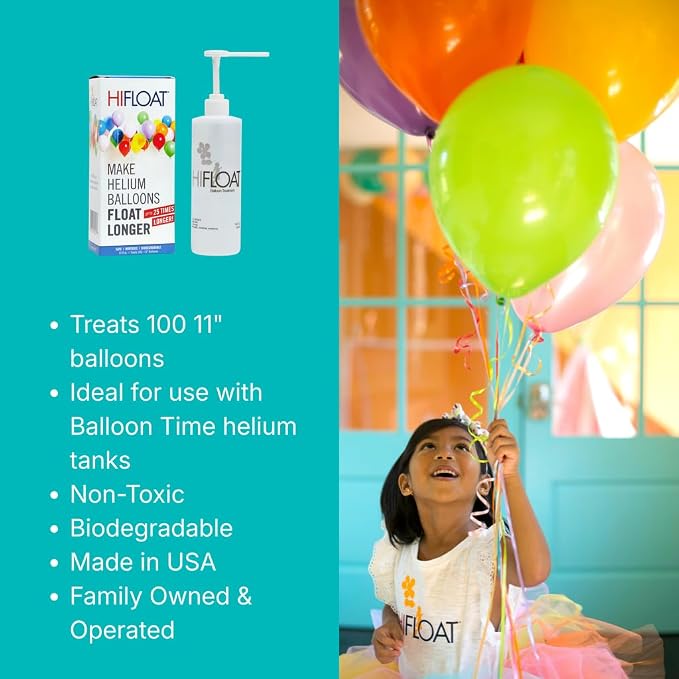 HI-FLOAT Balloon Treatment 16 oz – Extends Float Time - Image 7