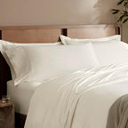 Boll & Branch Signature Hemmed Pillowcase Set - King, Cream - Luxury 100% Organic Cotton - Buttery Soft and Breathable - Softer with Every Wash - 2 Pillowcases Included