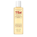 Neutrogena T/Sal Therapeutic Dandruff Shampoo, Scalp Build-Up Control, 3% Salicylic Acid, Scalp Psoriasis Treatment, Seborrheic Dermatitis Shampoo, Clears & Controls Flakes, Fragrance Free, 4.5 fl oz