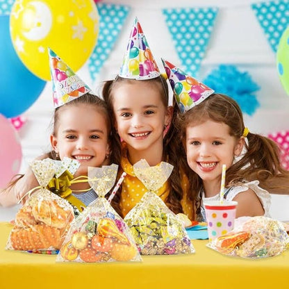 COQOFA 9"X 12" Gift Wrap Cello Cellophane Treat Bags Party Favor bags Clear - Image 8