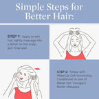 Better Not Younger Wake Up Call Volumizing Biotin Shampoo 8.4 fl oz – Designed for Women Over 40 with Thinning Hair - Volumizes, Lifts & Nourishes - Sulfate Free, Color - Safe Shampoo for Fine Hair.