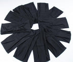 Black 4 inches Wide Headbands for Women, Non Slip Workout Yoga Running Hair Bands Head Wrap Sweat Bands, Pack of 12