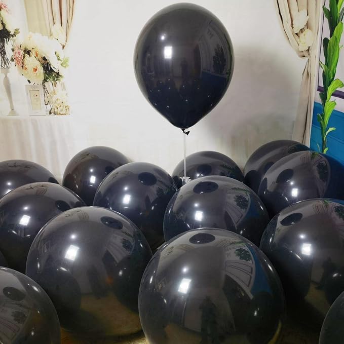 90 Pack Black Balloons 18 inch Black Latex Party big Balloon Bulk - Image 4