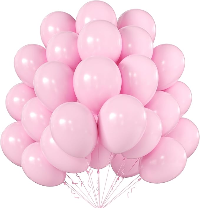 10 Inch Pastel Pink Balloons by KALOR