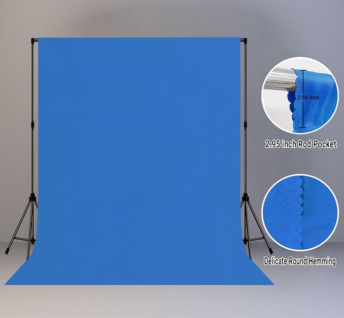 Royal Blue Photography Backdrop - Image 6