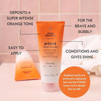 FOUR REASONS Color Mask INTENSE - Orange, 6.76 fl oz - Intensive Toning Treatment - Color Depositing Conditioner - Semi Permanent Hair Dye for Lightened and Colored Hair - 100% Vegan