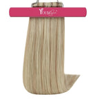YoungSee Invisible Tape in Hair Extensions Highlight Blonde Tape Hair Extensions Real Human Hair Ash Blonde Tapes in Real Human Hair Extensions for Women Short Hair Extension 12 Inch 20pcs 30g
