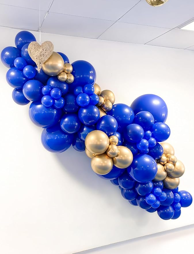 Royal Blue Balloons, Round Latex Balloons - Image 5