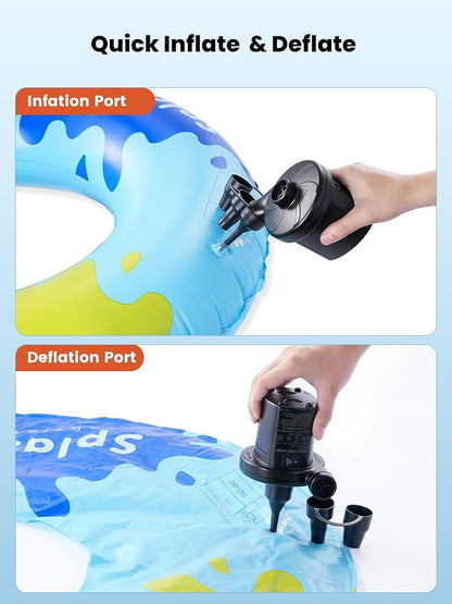 Dr.meter 3 Ways Powered Air Mattress Pump Electric Air Pump - Image 5