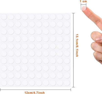 Zonon 3000 Pcs Double Sided Adhesive Dots Clear Glue Point Tape Stickers - Image 2